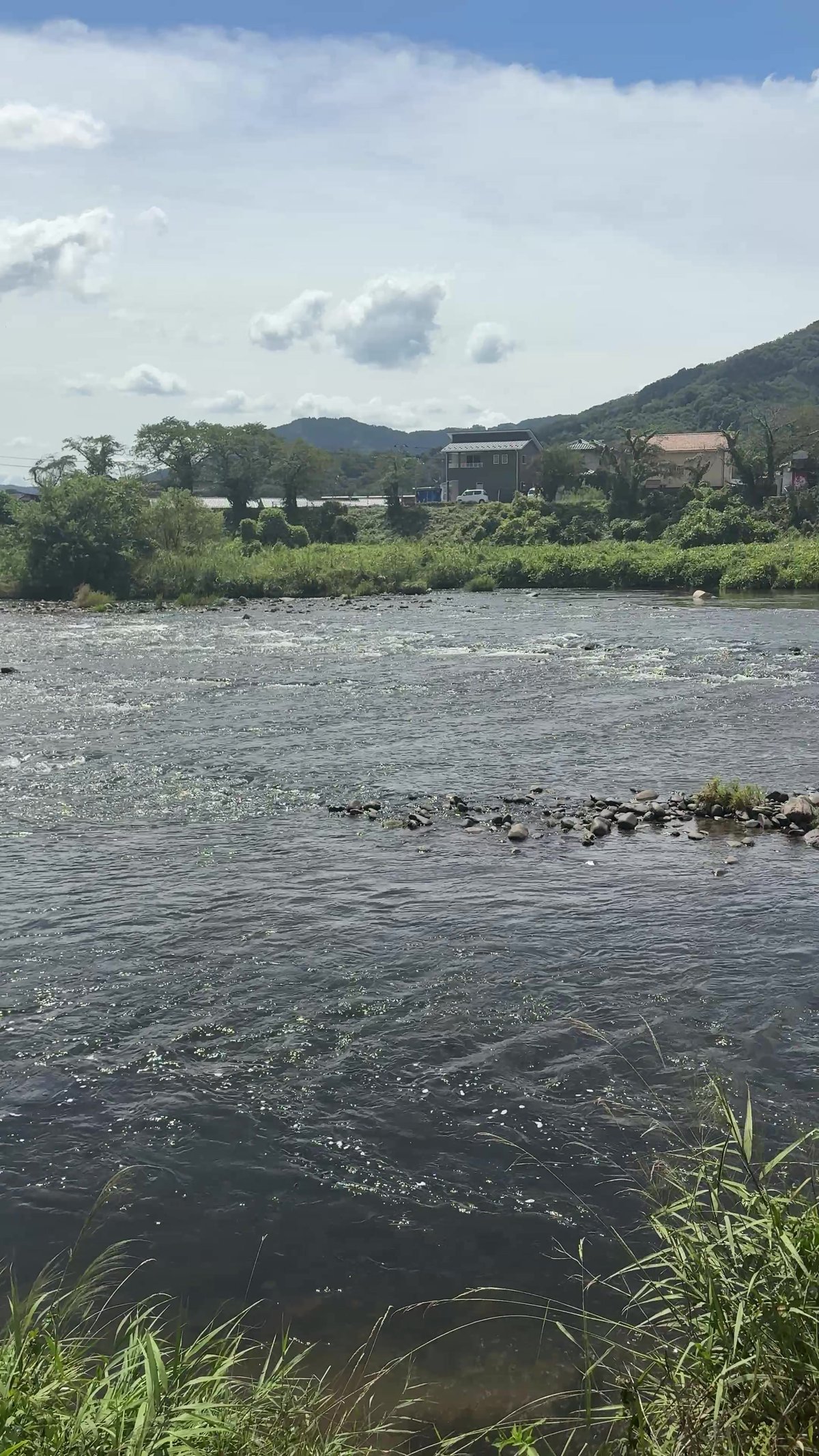 白寿庵のほど近くを流れる一級河川・旭川