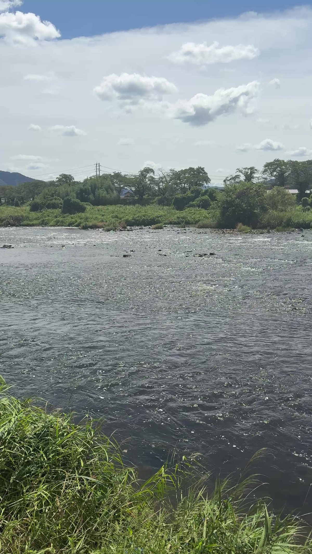 白寿庵のほど近くを流れる一級河川・旭川